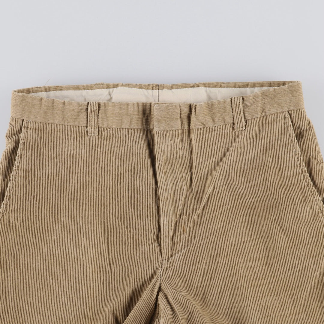 Corduroy pants for men, equivalent to W33 cotton Beige type Vintage Second Hand