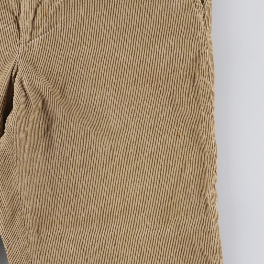 Corduroy pants for men, equivalent to W33 cotton Beige type Vintage Second Hand