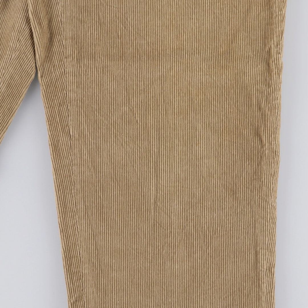 Corduroy pants for men, equivalent to W33 cotton Beige type Vintage Second Hand