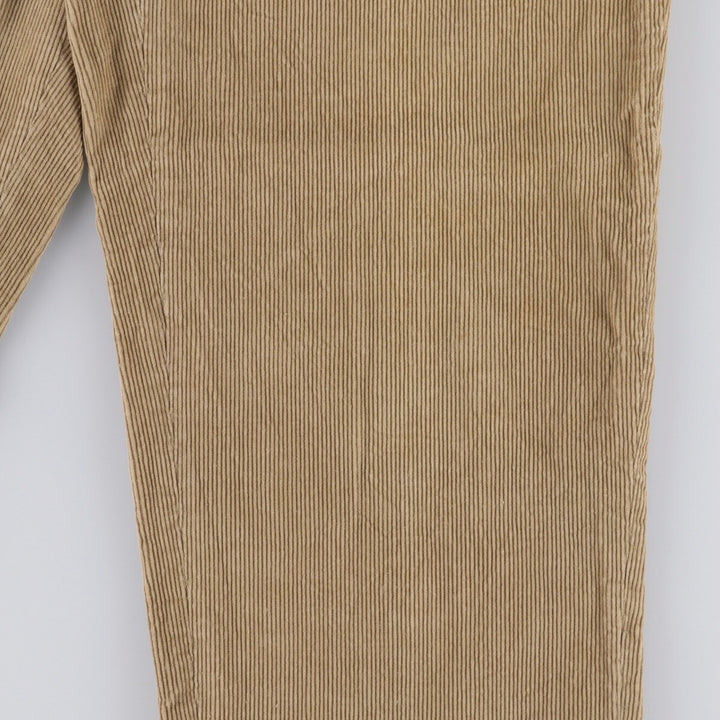 Corduroy pants for men, equivalent to W33 cotton Beige type Vintage Second Hand