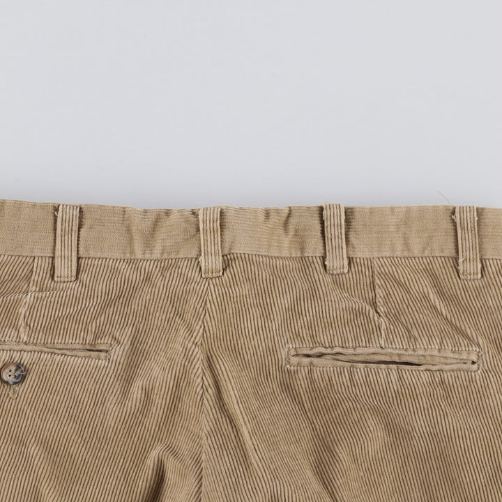 Corduroy pants for men, equivalent to W33 cotton Beige type Vintage Second Hand