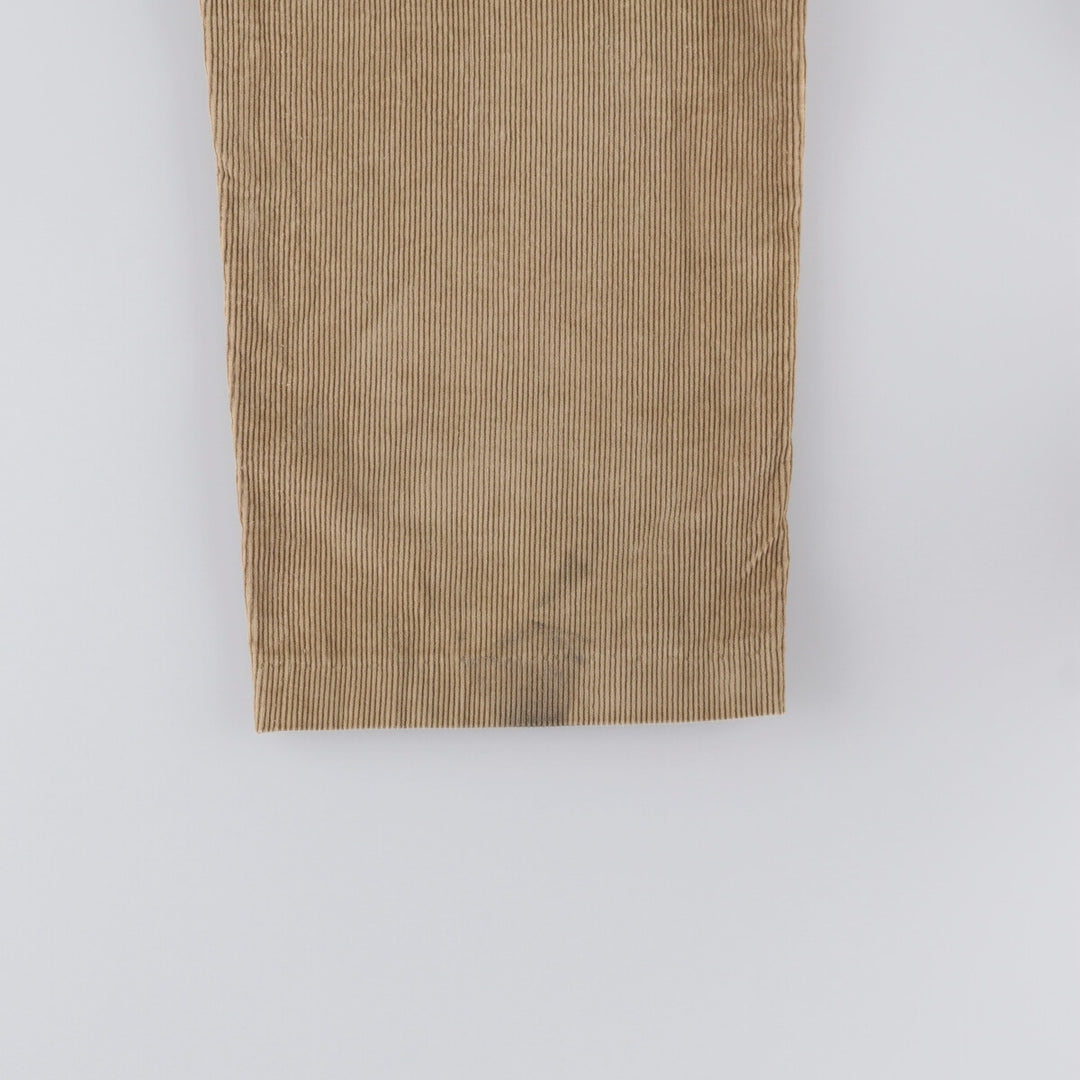 Corduroy pants for men, equivalent to W33 cotton Beige type Vintage Second Hand