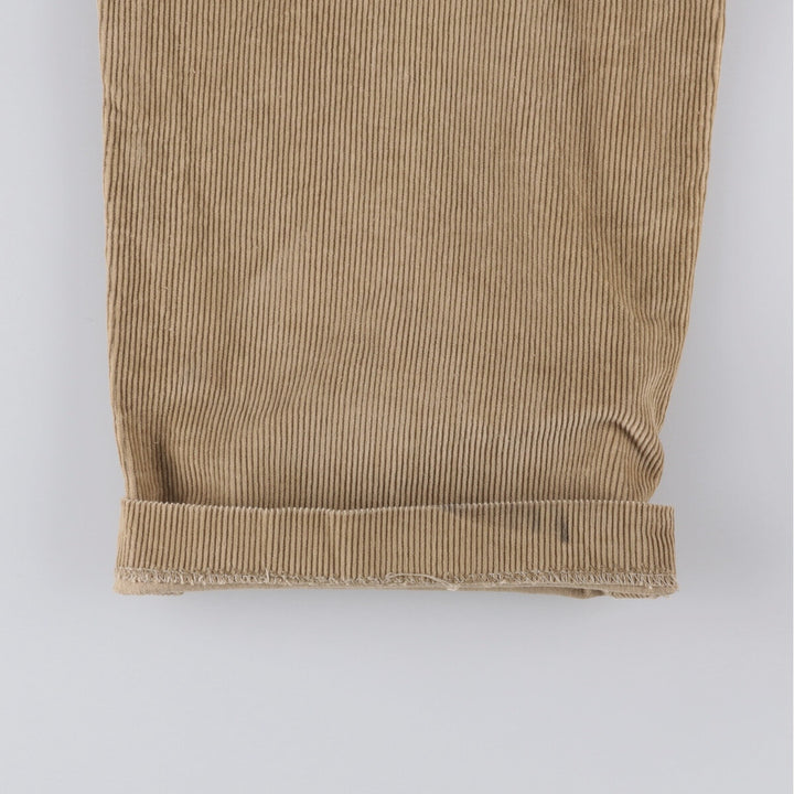 Corduroy pants for men, equivalent to W33 cotton Beige type Vintage Second Hand