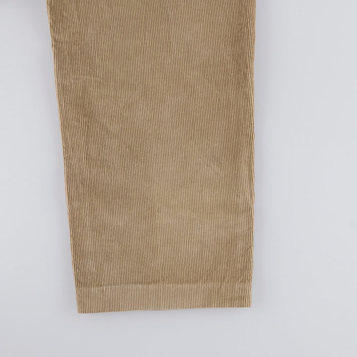 Corduroy pants for men, equivalent to W33 cotton Beige type Vintage Second Hand