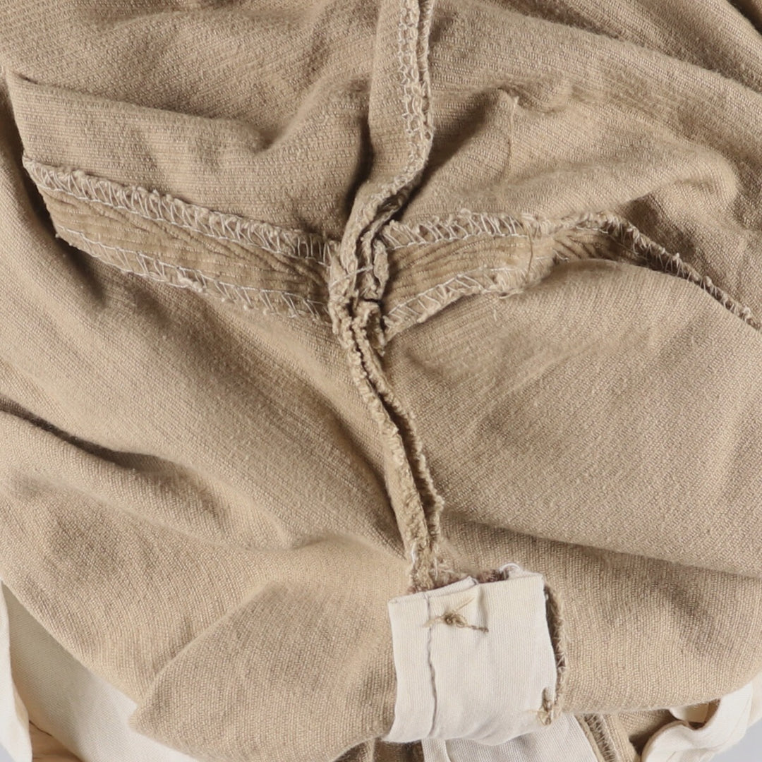 Corduroy pants for men, equivalent to W33 cotton Beige type Vintage Second Hand