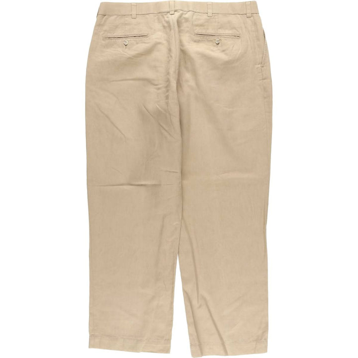 Ralph Lauren POLO by Ralph Lauren linen pants, slacks, men's size w37 linen Beige type Vintage Second Hand