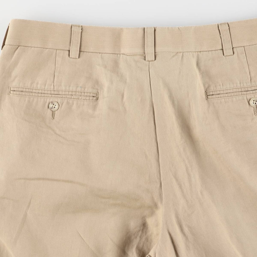 Ralph Lauren POLO by Ralph Lauren linen pants, slacks, men's size w37 linen Beige type Vintage Second Hand