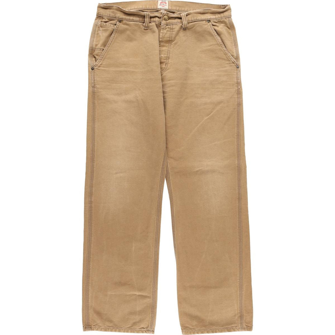Carhartt MICHIGAN PANT Duck Work Pants Men's W36 equivalent cotton ocher yellow type Vintage Second Hand