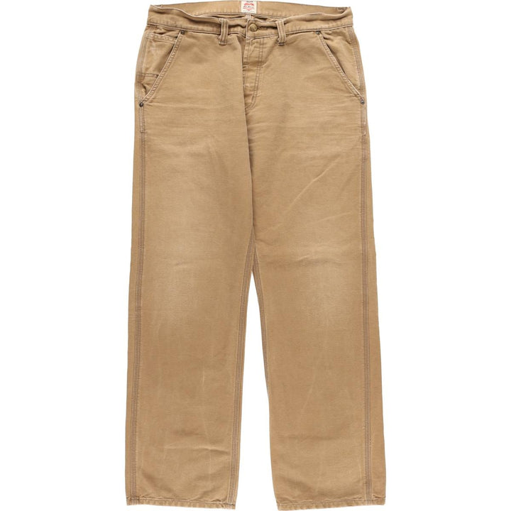 Carhartt MICHIGAN PANT Duck Work Pants Men's W36 equivalent cotton ocher yellow type Vintage Second Hand