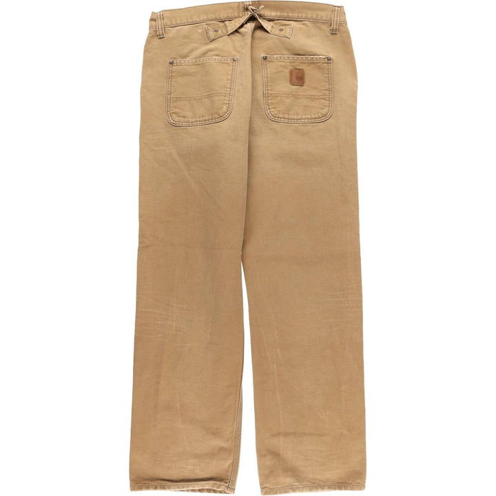 Carhartt MICHIGAN PANT Duck Work Pants Men's W36 equivalent cotton ocher yellow type Vintage Second Hand