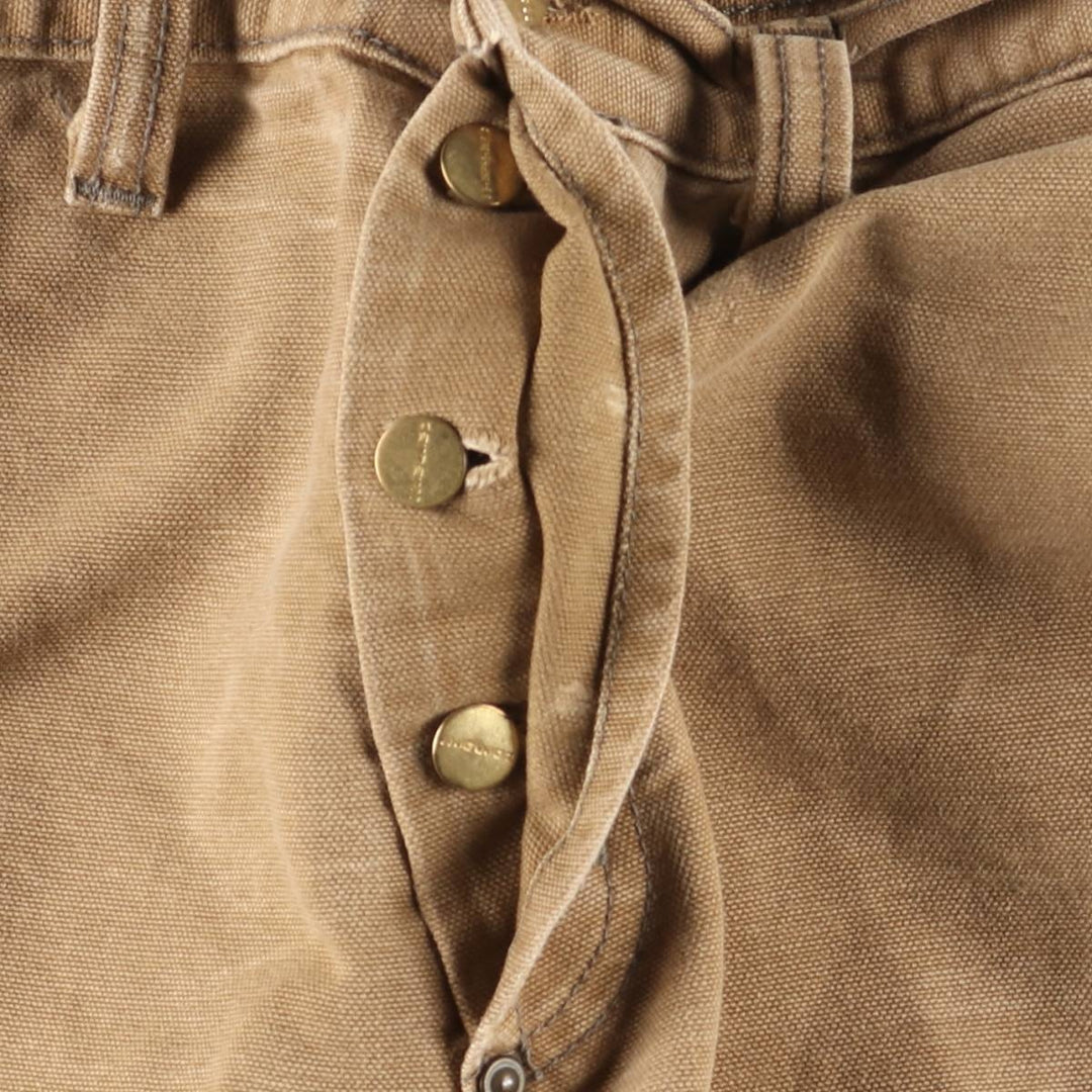 Carhartt MICHIGAN PANT Duck Work Pants Men's W36 equivalent cotton ocher yellow type Vintage Second Hand