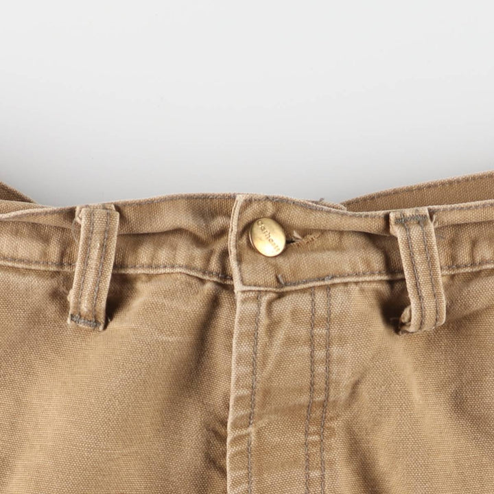 Carhartt MICHIGAN PANT Duck Work Pants Men's W36 equivalent cotton ocher yellow type Vintage Second Hand