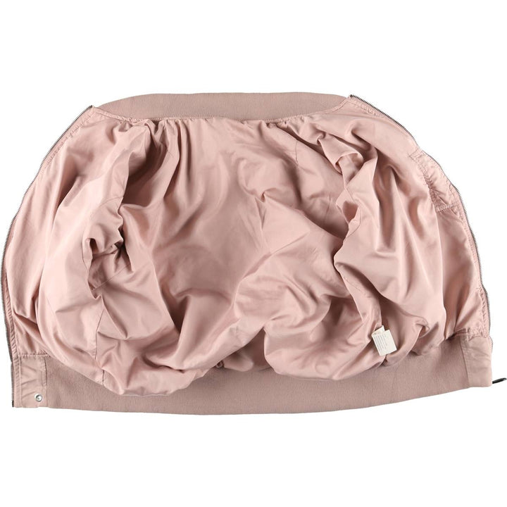 LOONEY TUNES Bugs Bunny USAIR FORCE Military Flight Jacket Women's XL Size unknown pink type Vintage Second Hand