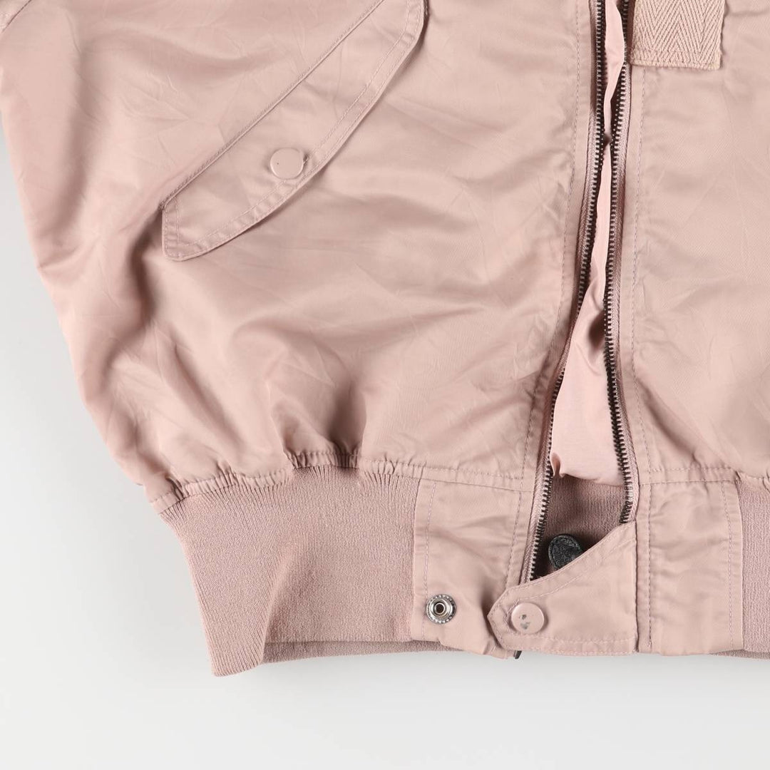 LOONEY TUNES Bugs Bunny USAIR FORCE Military Flight Jacket Women's XL Size unknown pink type Vintage Second Hand