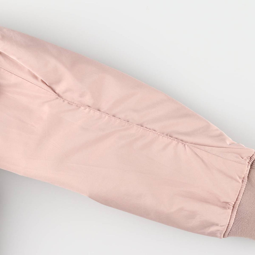 LOONEY TUNES Bugs Bunny USAIR FORCE Military Flight Jacket Women's XL Size unknown pink type Vintage Second Hand