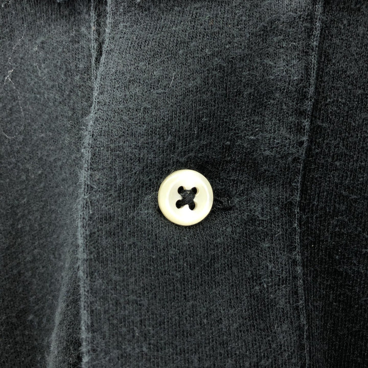 Ralph Lauren POLO by Ralph Lauren short sleeve polo shirt, men's XL size cotton black type Vintage Second Hand
