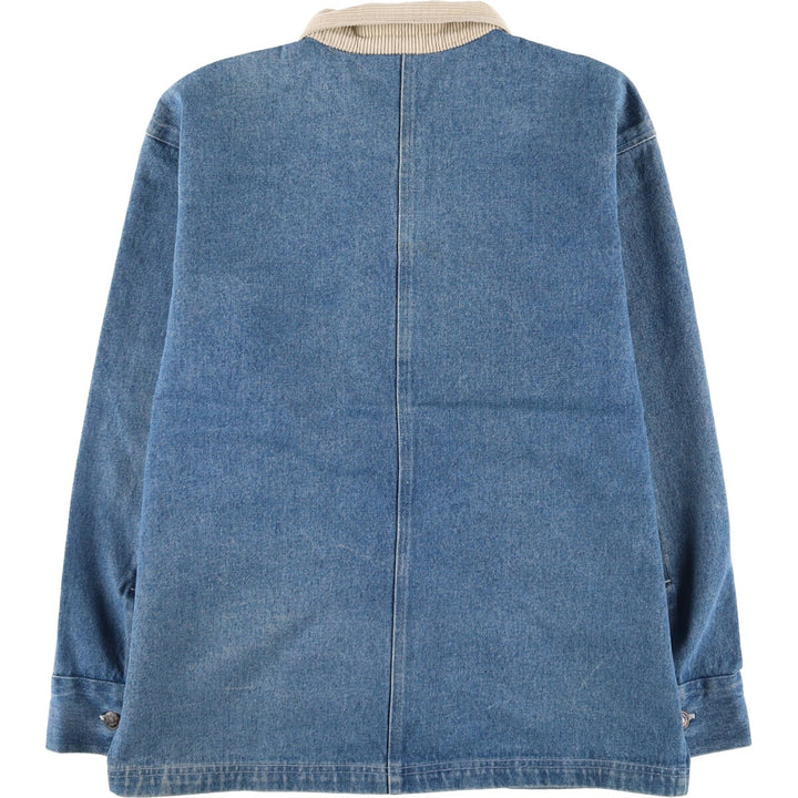 NORTHWEST BLUE denim coveralls, women's size M, vintage unclear blue type Vintage Second Hand