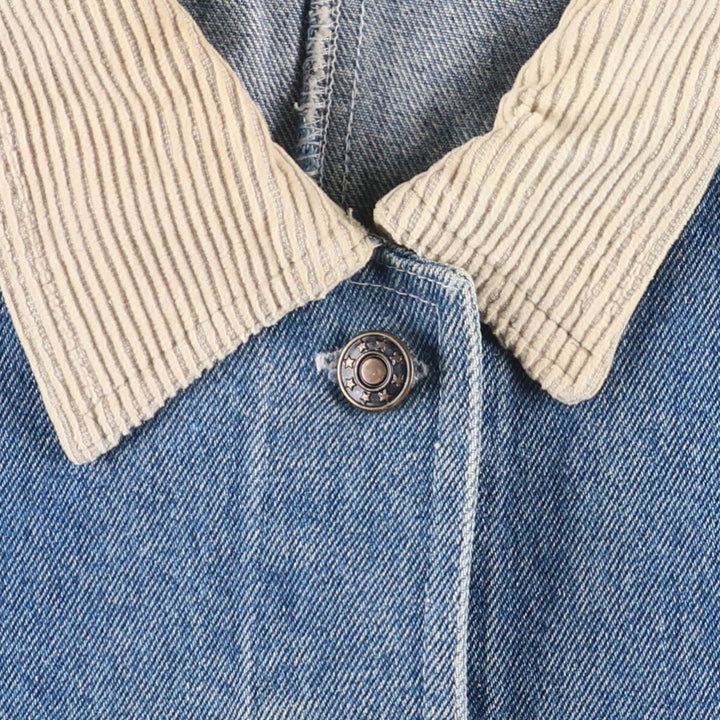 NORTHWEST BLUE denim coveralls, women's size M, vintage unclear blue type Vintage Second Hand