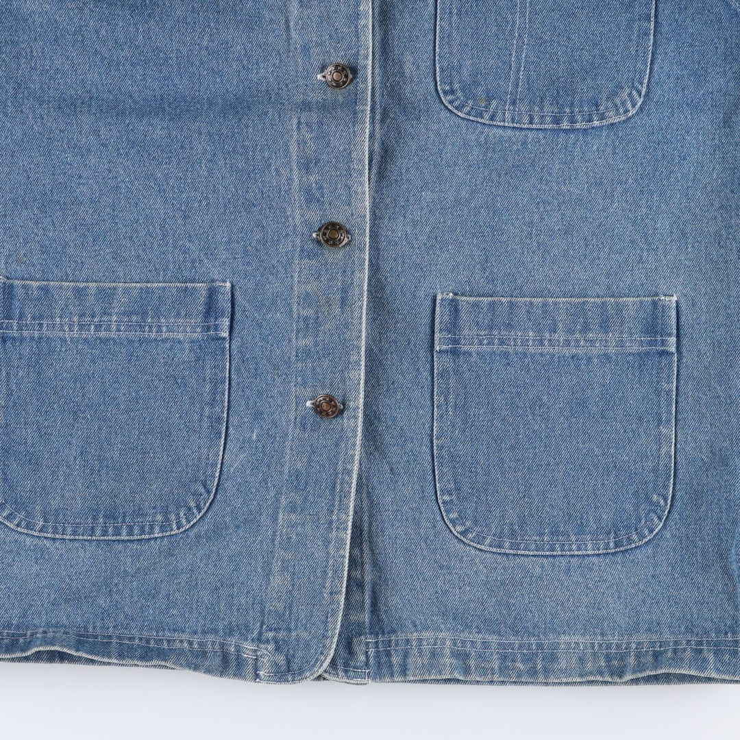 NORTHWEST BLUE denim coveralls, women's size M, vintage unclear blue type Vintage Second Hand