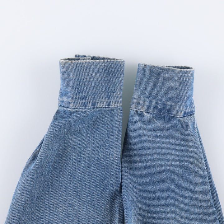 NORTHWEST BLUE denim coveralls, women's size M, vintage unclear blue type Vintage Second Hand