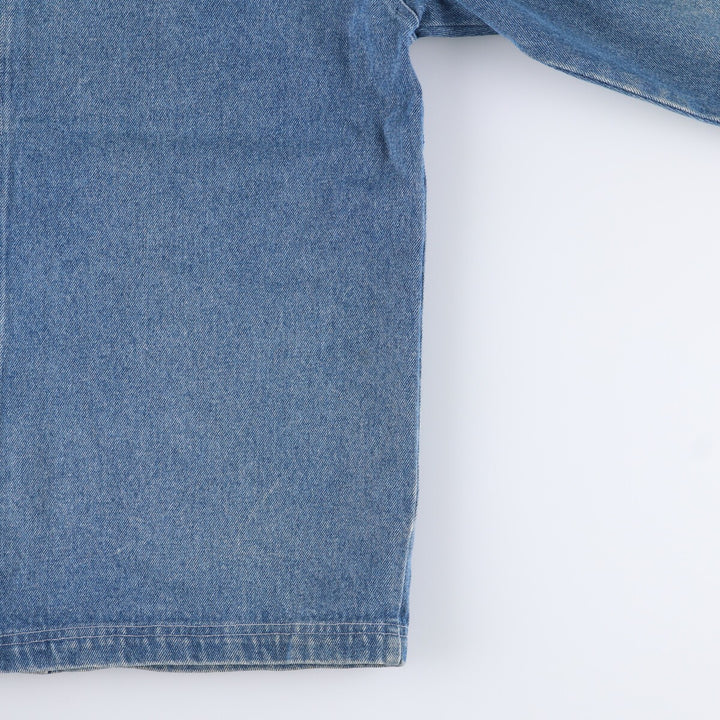 NORTHWEST BLUE denim coveralls, women's size M, vintage unclear blue type Vintage Second Hand