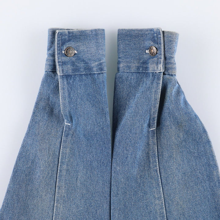 NORTHWEST BLUE denim coveralls, women's size M, vintage unclear blue type Vintage Second Hand