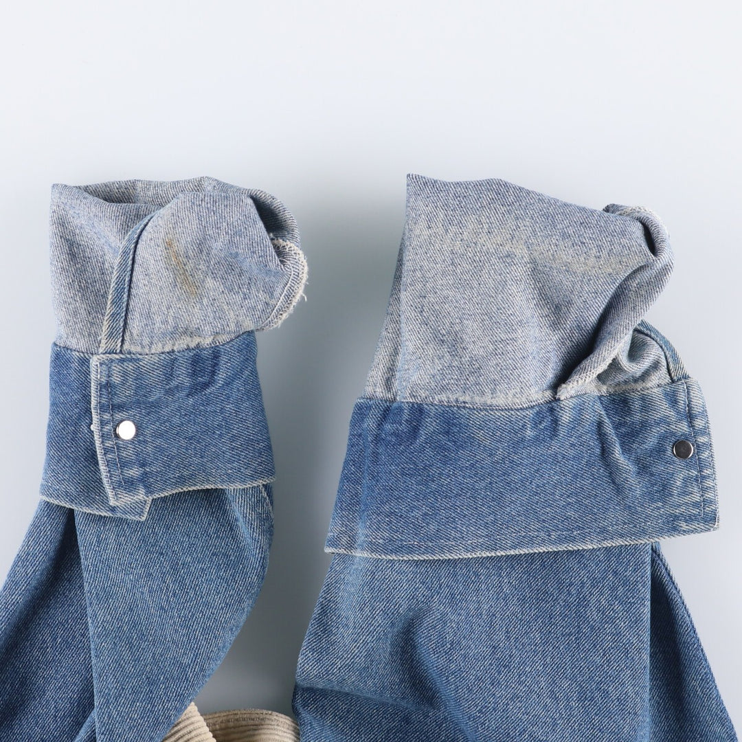 NORTHWEST BLUE denim coveralls, women's size M, vintage unclear blue type Vintage Second Hand