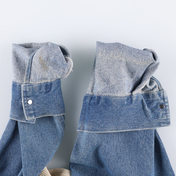 NORTHWEST BLUE denim coveralls, women's size M, vintage unclear blue type Vintage Second Hand