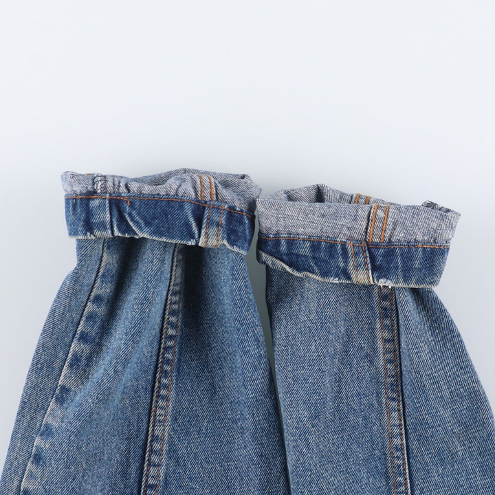 80s-90'S Bill Blass denim coveralls, women's size L, vintage cotton blue type Vintage Second Hand