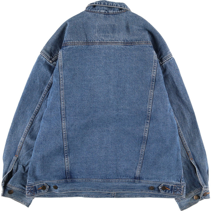 Eddie Bauer denim jacket, denim jacket, women's XL size cotton blue type Vintage Second Hand