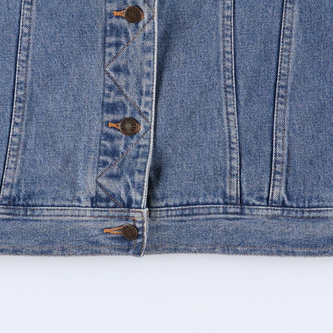 Eddie Bauer denim jacket, denim jacket, women's XL size cotton blue type Vintage Second Hand