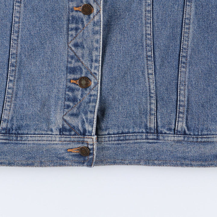 Eddie Bauer denim jacket, denim jacket, women's XL size cotton blue type Vintage Second Hand