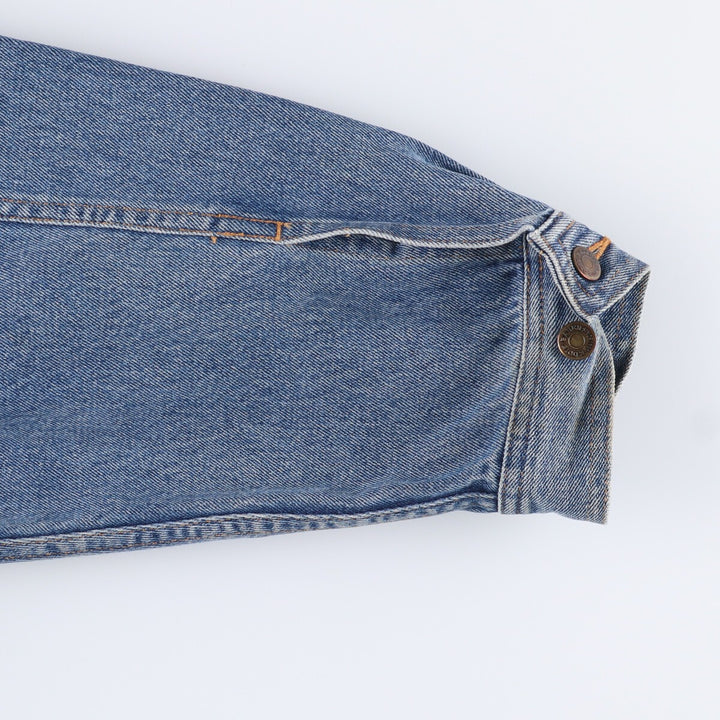 Eddie Bauer denim jacket, denim jacket, women's XL size cotton blue type Vintage Second Hand