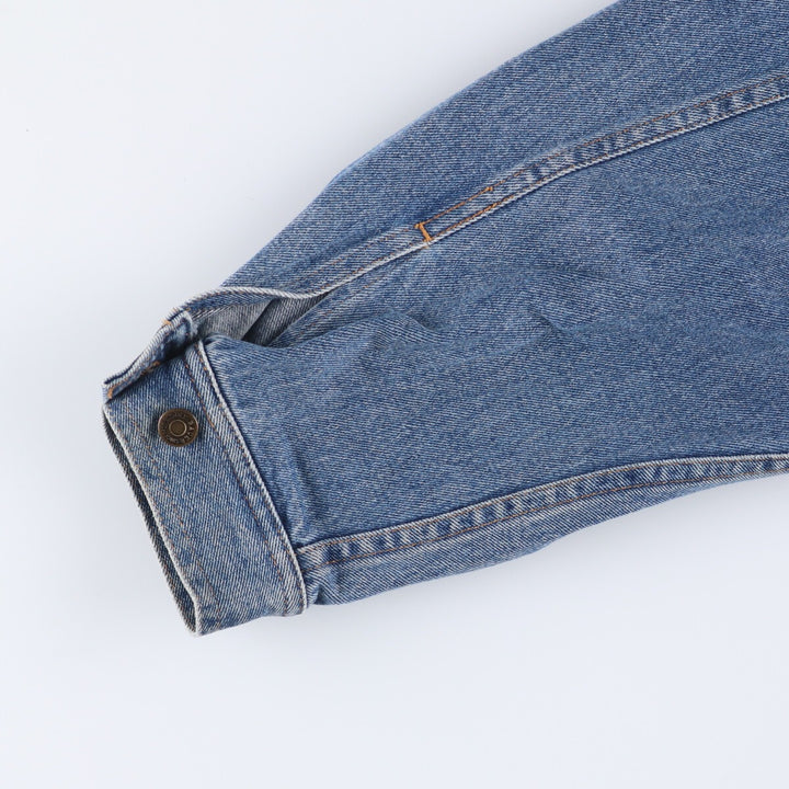 Eddie Bauer denim jacket, denim jacket, women's XL size cotton blue type Vintage Second Hand