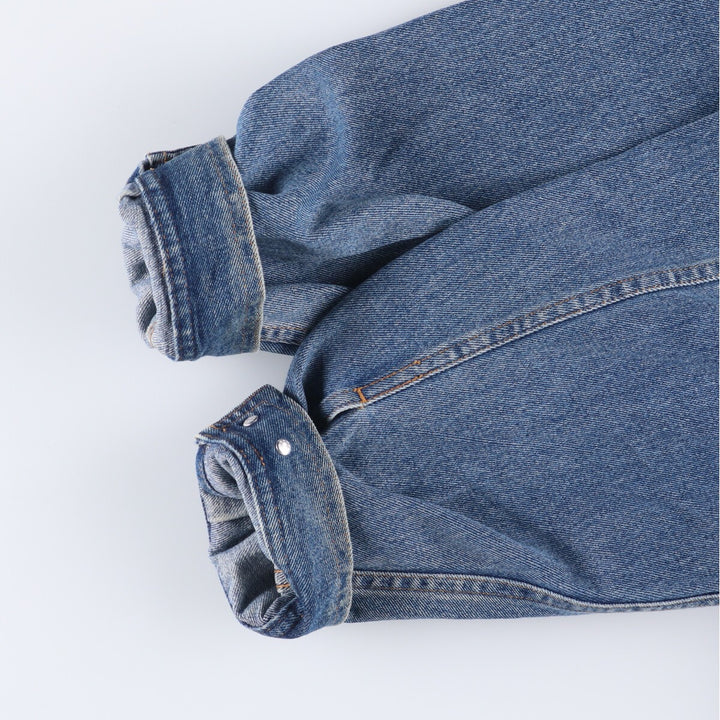 Eddie Bauer denim jacket, denim jacket, women's XL size cotton blue type Vintage Second Hand