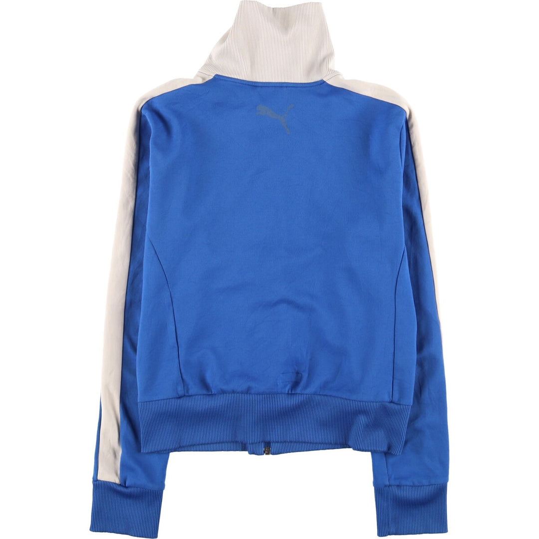 PUMA Jersey Track Jacket Women's M size unclear blue type Vintage Second Hand