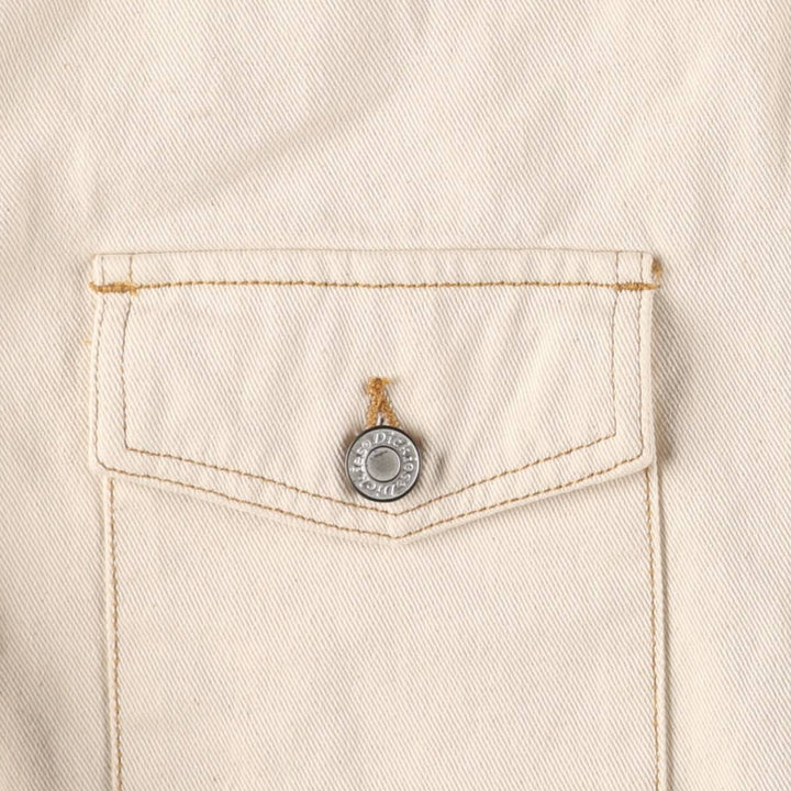 Dickies cropped work jacket for women, size S cotton Beige type Vintage Second Hand