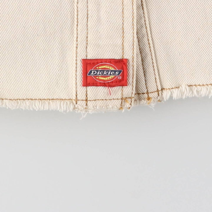 Dickies cropped work jacket for women, size S cotton Beige type Vintage Second Hand