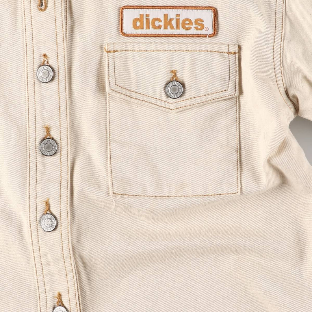 Dickies cropped work jacket for women, size S cotton Beige type Vintage Second Hand