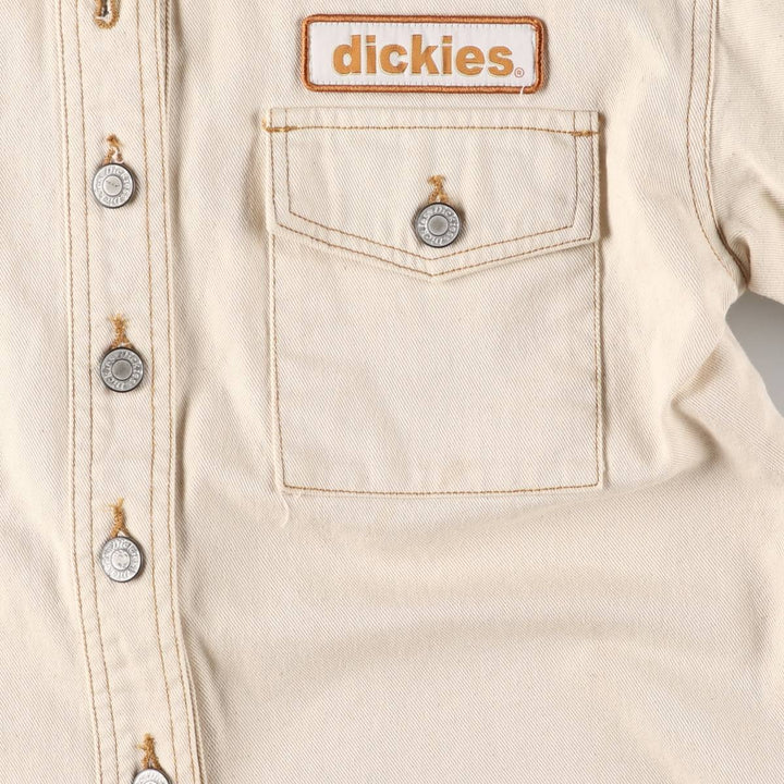 Dickies cropped work jacket for women, size S cotton Beige type Vintage Second Hand