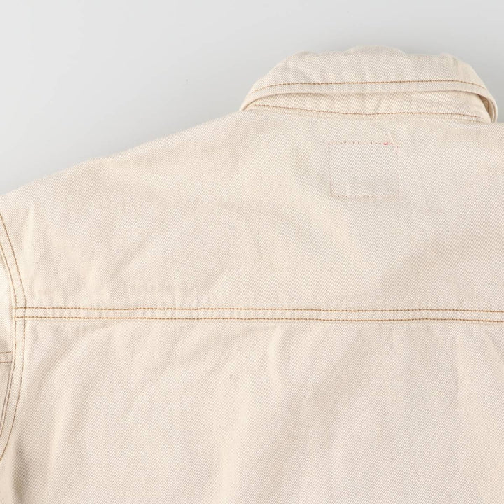 Dickies cropped work jacket for women, size S cotton Beige type Vintage Second Hand