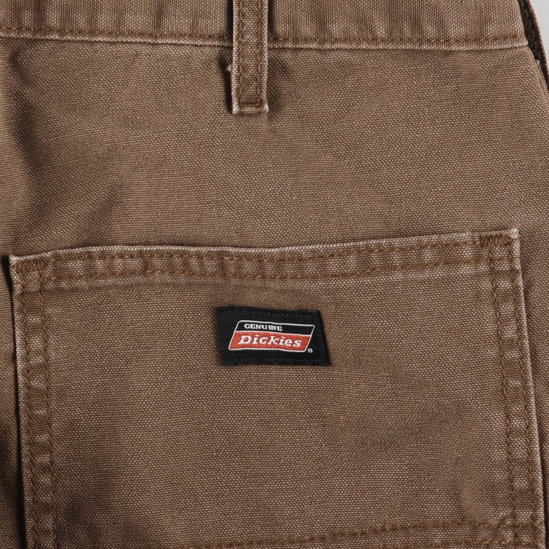 Dickies Relaxed Fit Duck Work Pants Men's W34 cotton brown type Vintage Second Hand