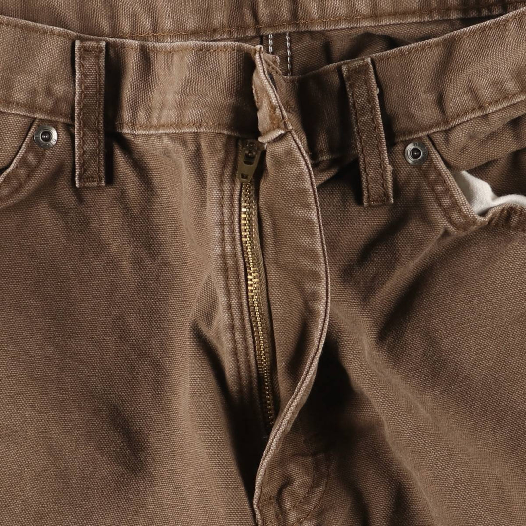 Dickies Relaxed Fit Duck Work Pants Men's W34 cotton brown type Vintage Second Hand
