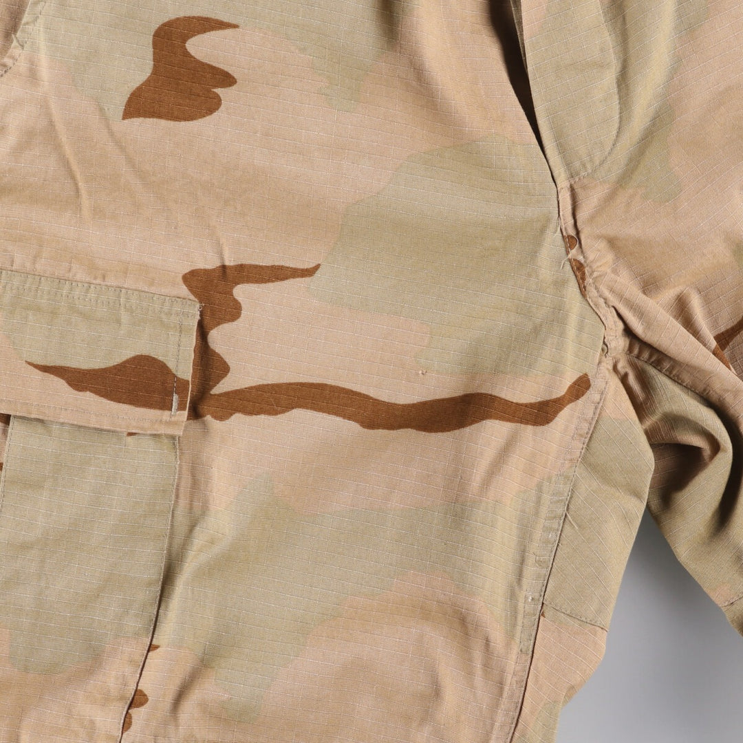 Civilian NU GLOBAL Camouflage Pattern 3C Desert Camo Ripstop Military Cargo Pants MEDIUM-REGULAT Men's w34 equivalent cotton Beige type Vintage Second Hand