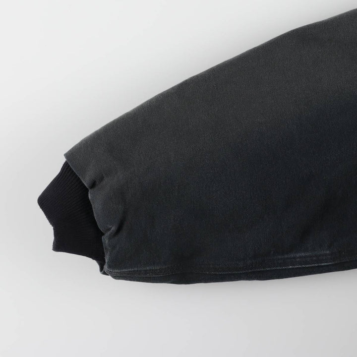 Carhartt Active Jacket Duck Full Zip Parka Made in USA Men's L size cotton black type Vintage Second Hand