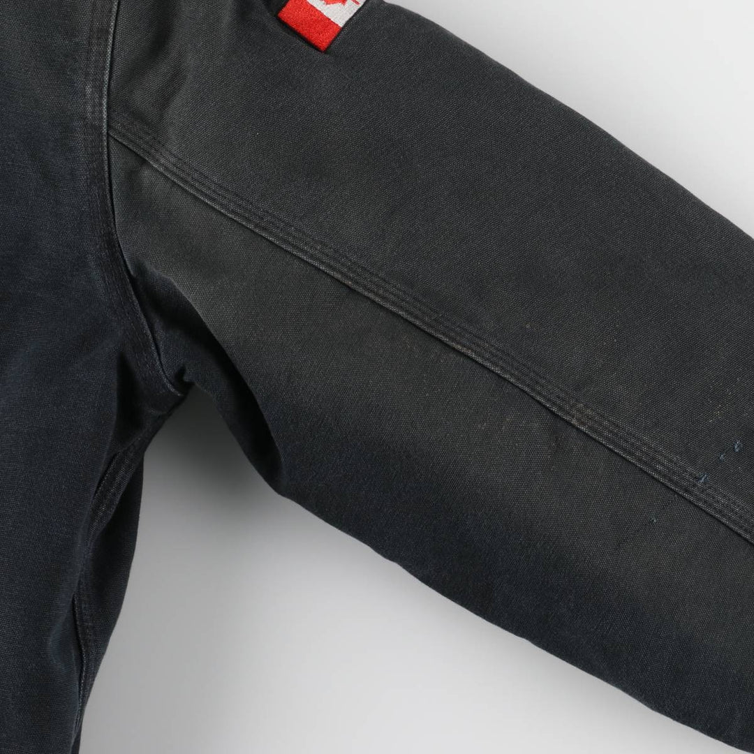 Carhartt Active Jacket Duck Full Zip Parka Made in USA Men's L size cotton black type Vintage Second Hand