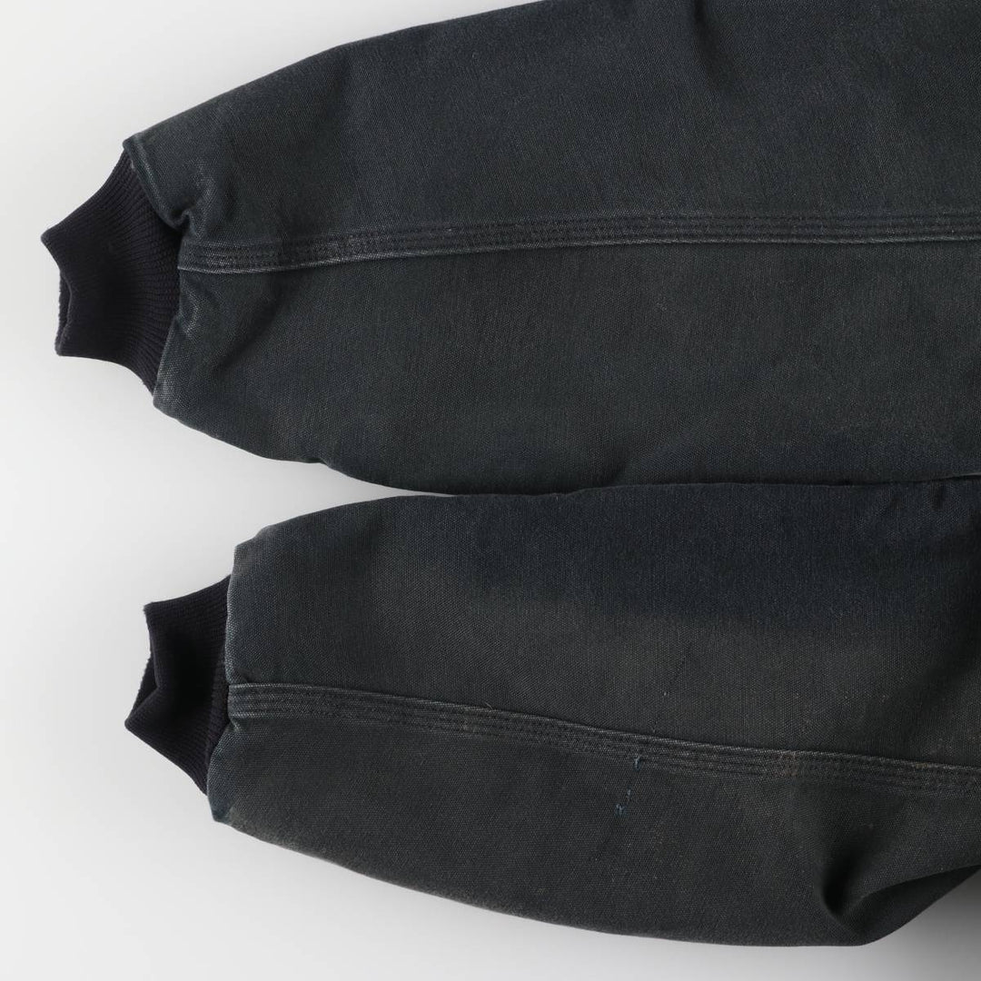 Carhartt Active Jacket Duck Full Zip Parka Made in USA Men's L size cotton black type Vintage Second Hand