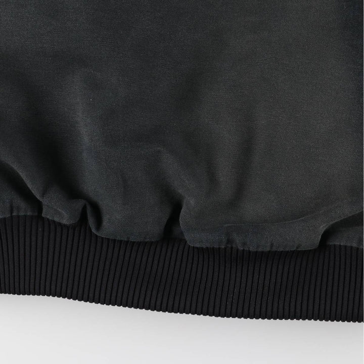 Carhartt Active Jacket Duck Full Zip Parka Made in USA Men's L size cotton black type Vintage Second Hand