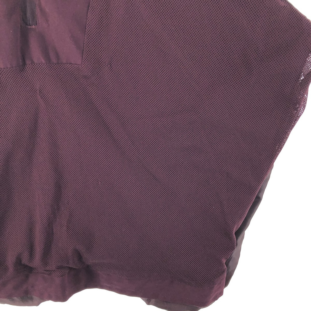 Ralph Lauren POLO GOLF Anorak Jacket, Men's Size L polyester wine-red Vintage Second Hand