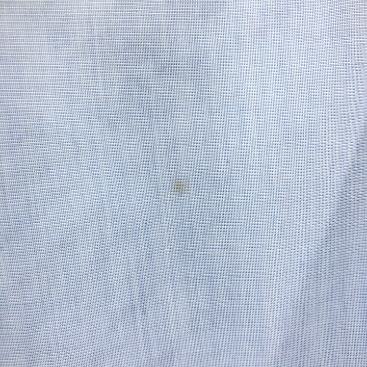 Brooks Brothers Est.1818 Wide Collar Long Sleeve Cotton Shirt Cuff Shirt Men's M Size cotton Blue type light blue Vintage Second Hand